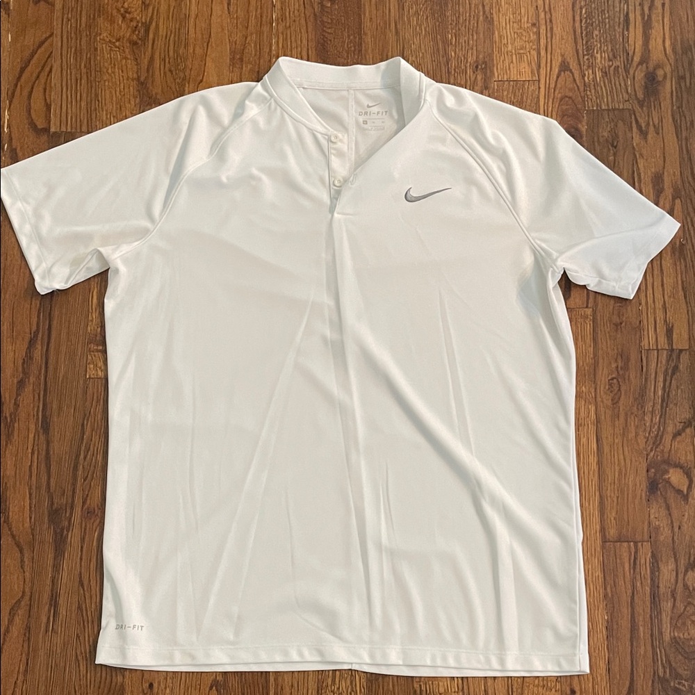 Nike Men's White Polo Shirt